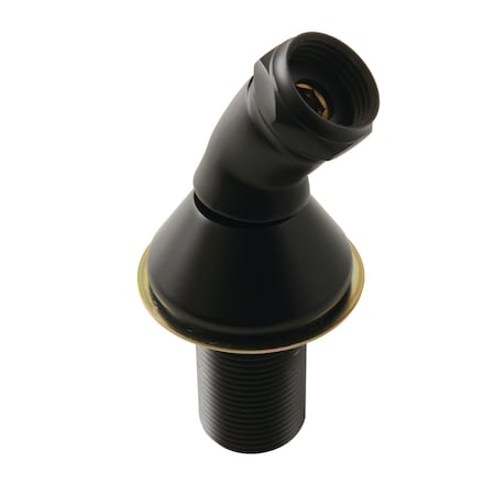 Kingston Brass Deck Mount Hand Shower Holder for Roman Tub Faucet, Matte Black KSHK50